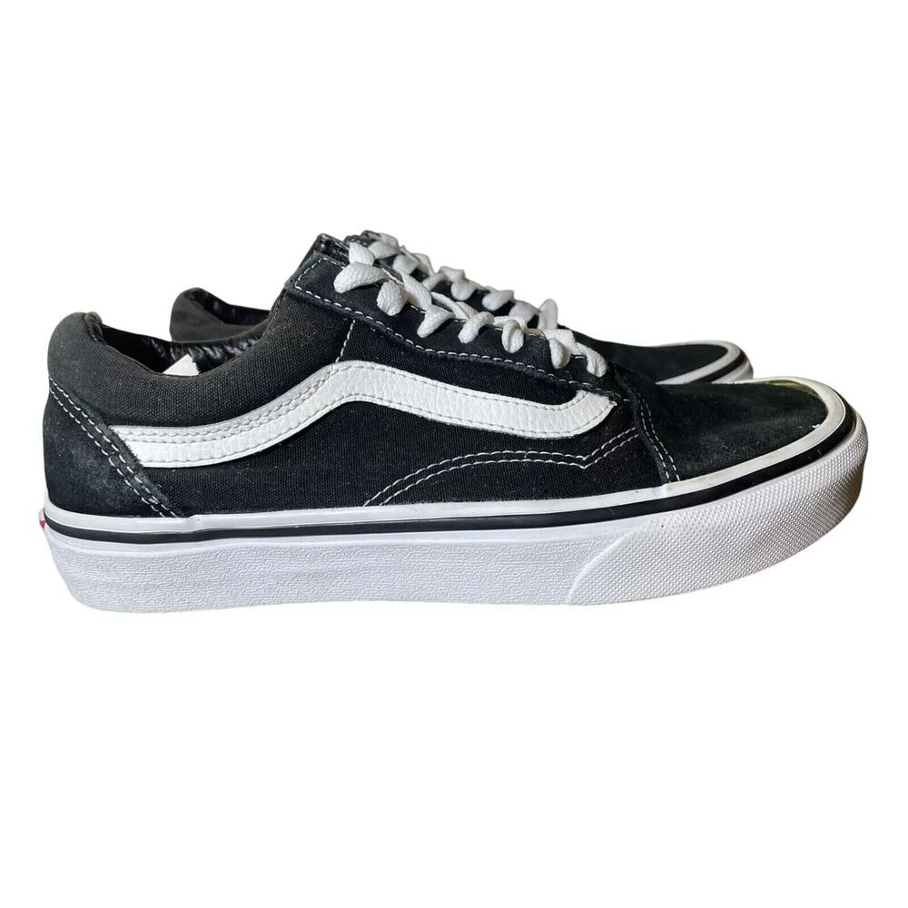 Vans OLD SKOOL Unisex suede Sneakers Mens Womens Skateboard Shoes low top size 7